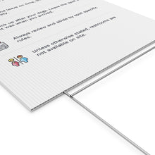 Load image into Gallery viewer, Sniffspot "Safety Rules" Sign