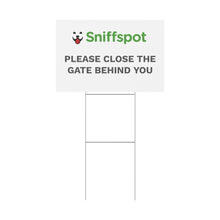 Load image into Gallery viewer, Sniffspot &quot;Close Gate&quot; Sign
