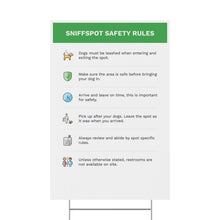 Load image into Gallery viewer, Sniffspot "Safety Rules" Sign