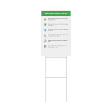 Load image into Gallery viewer, Sniffspot "Safety Rules" Sign